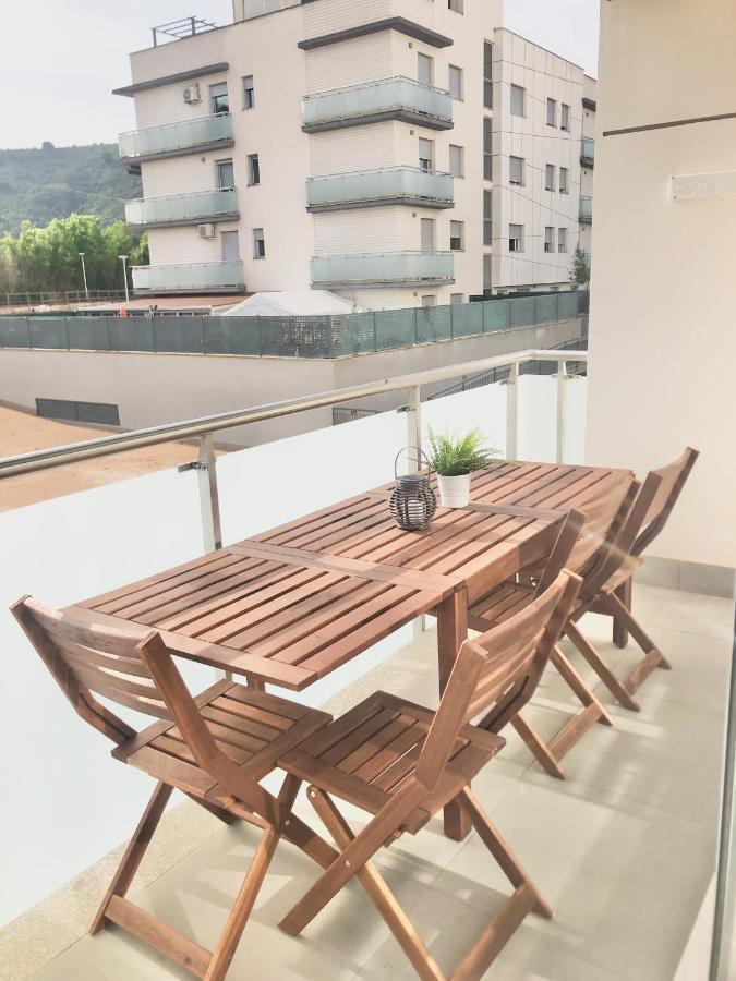 Ferienwohnung Precioso Piso Monzon Terraza, Parking,Piscina,Zona De Juegos Exterior foto