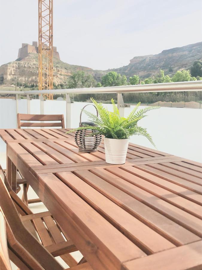 Ferienwohnung Precioso Piso Monzon Terraza, Parking,Piscina,Zona De Juegos Exterior foto